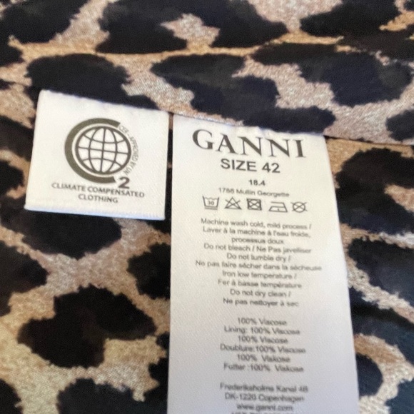 Gianni leopard print Georgette dress - Picture 14 of 16